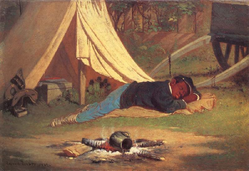 Forbes, Edwin Mess Boy Asleep France oil painting art